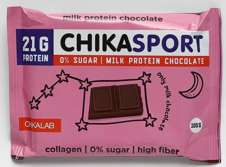 chika молочный.jpg ChikaSport Шоколад молочный (100 гр)