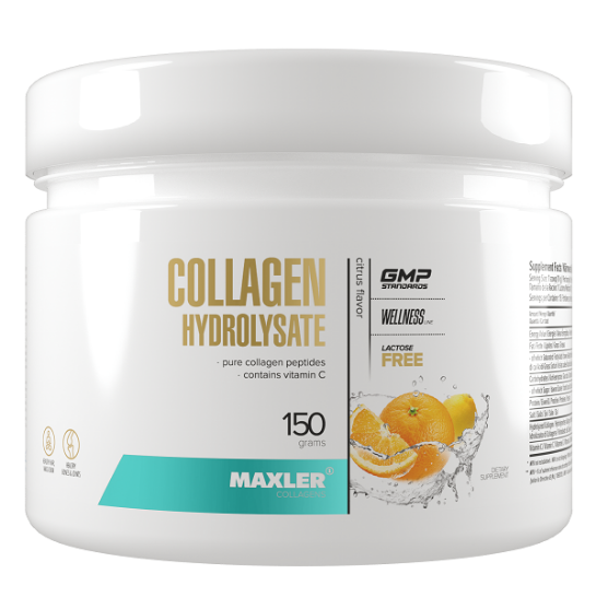 maxler collagen hydrolysate 150.png Maxler 100% Collagen Hydrolysate (150 гр.)