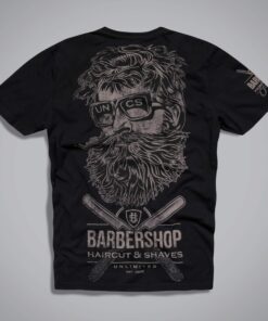 Футболка Uncle Sam Barbershop 19Z121 (белая)