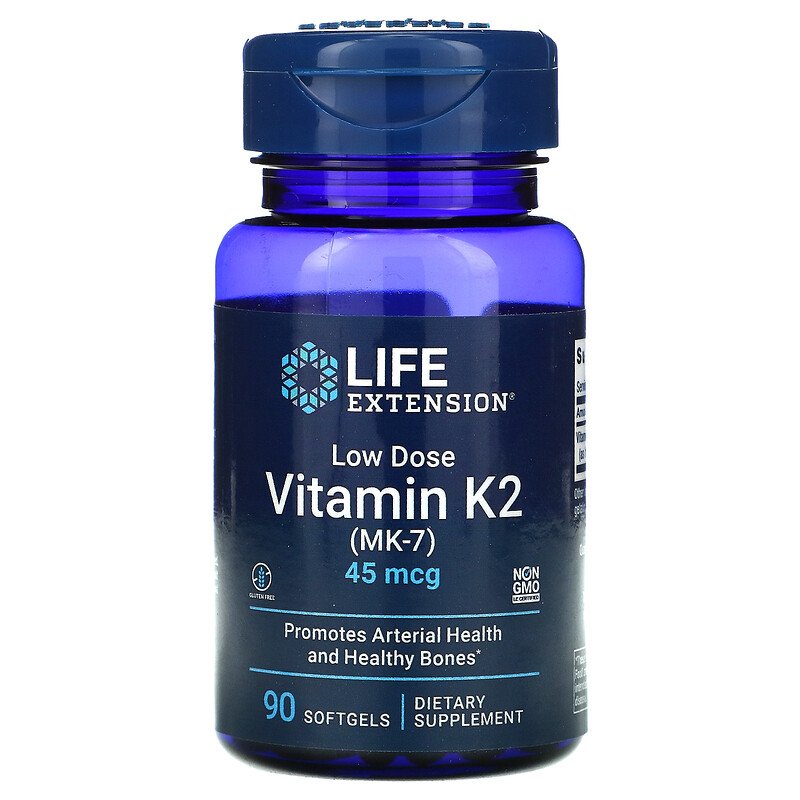 Low-Dose Vitamin K2 45 mcg (90 softgels)