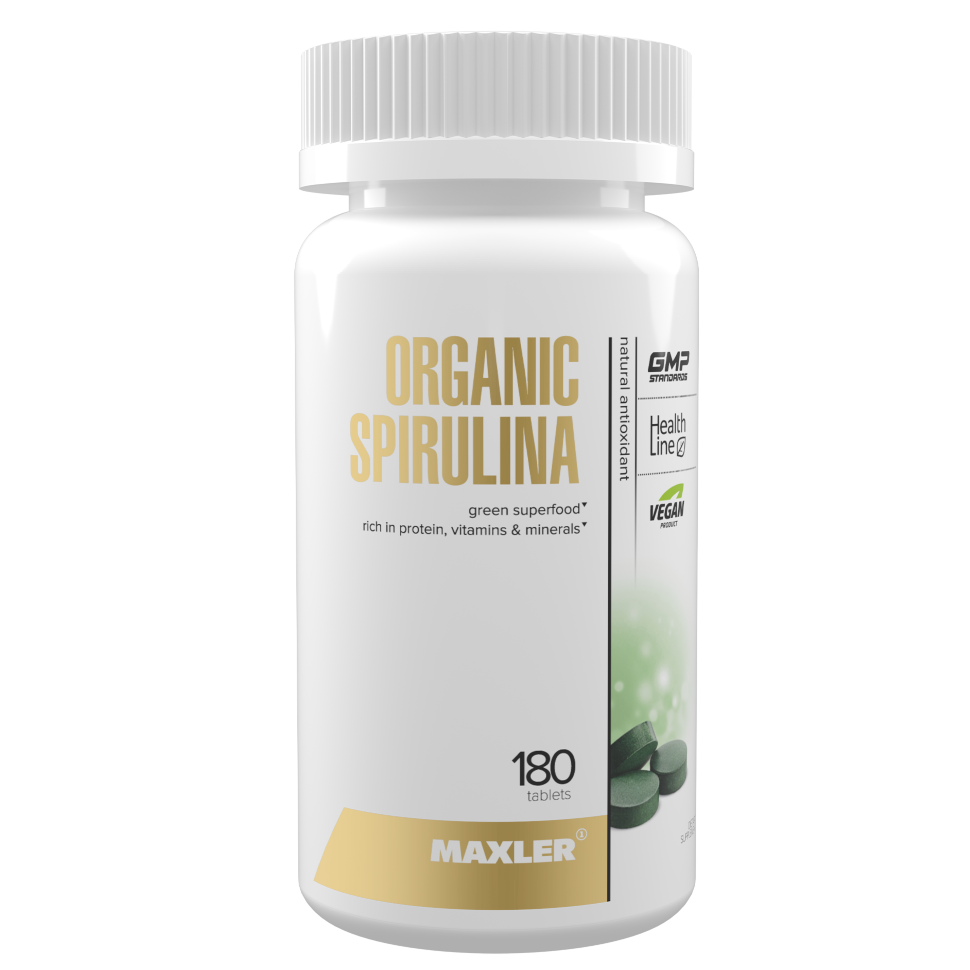 Organic Spirulina 500 mg. (180 таб)