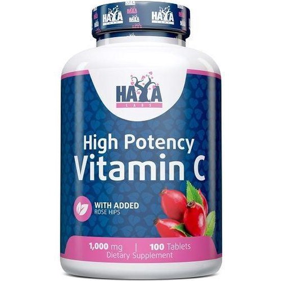 High Potency Vitamin C 1,000mg with rose hips (100 таб)