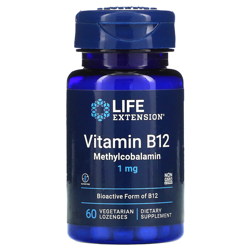 Vitamin B12 Methylcobalamin 1 mg (60 veg.lozenges)
