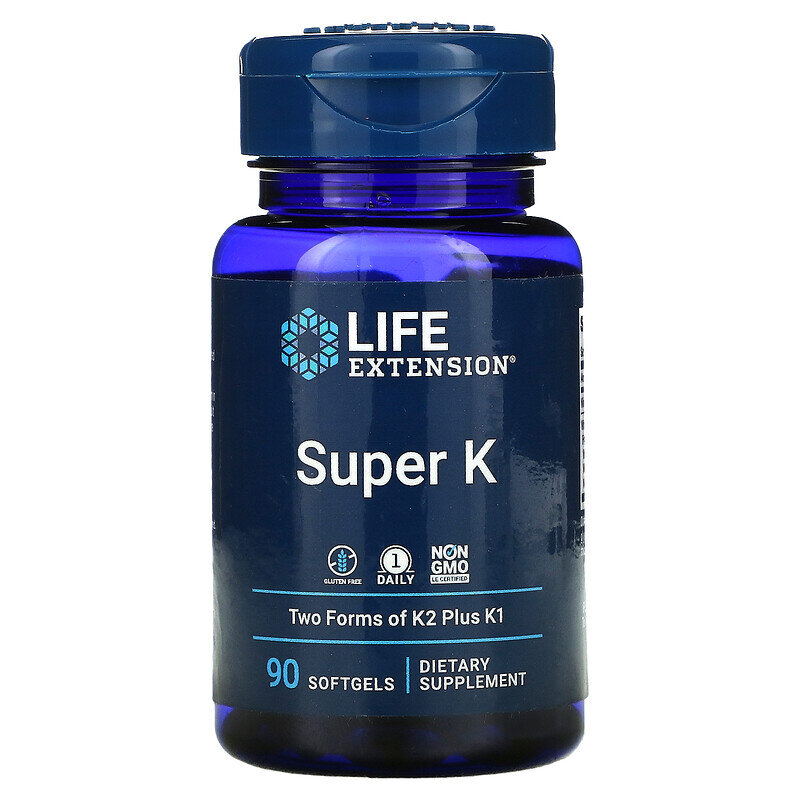 Super K, Advanced K2 Complex (90 softgels)