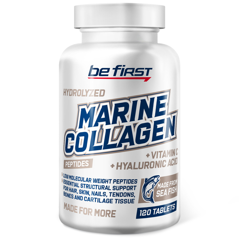 Marine collagen + Hyaluronic Acid + Vit. C (120 таб.)