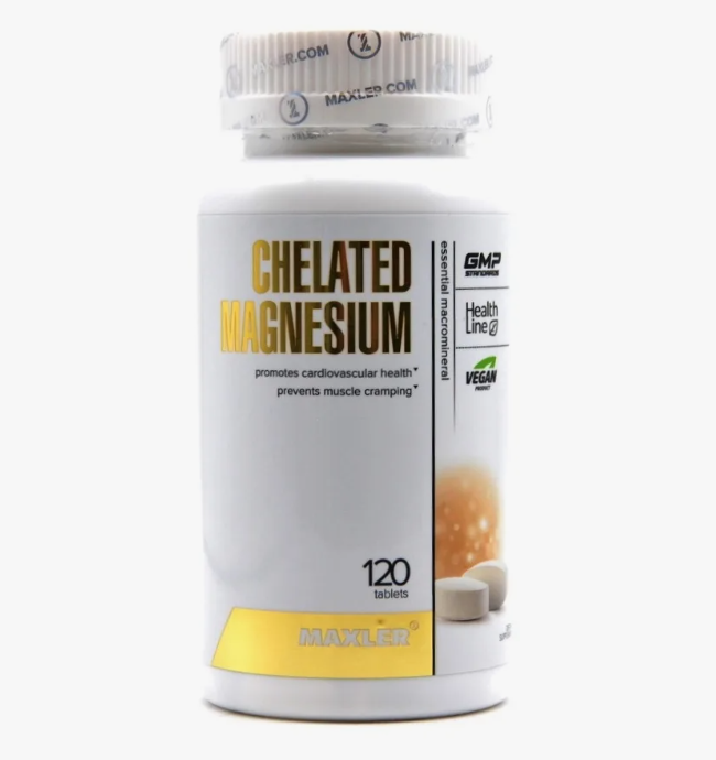 Maxler Chelated Magnesium (120 таб)