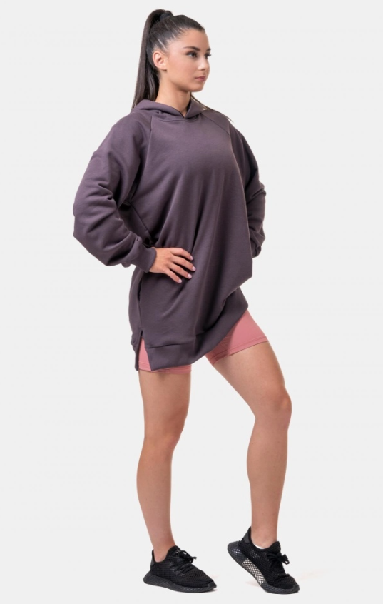 Толстовка 580 (серо-бордовая)