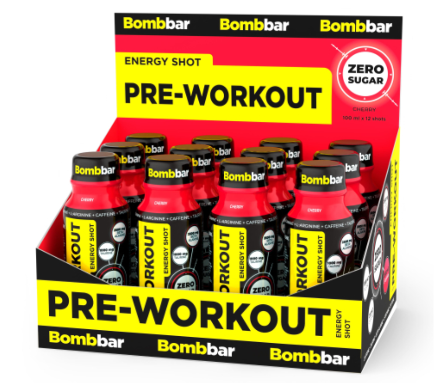 bombbar pre workout.png Bombbar Pre-workout (12*100 мл)
