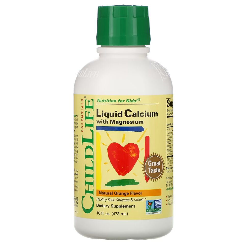ChildLife Essentials Liquid Calcium with Magnesium (473 мл)