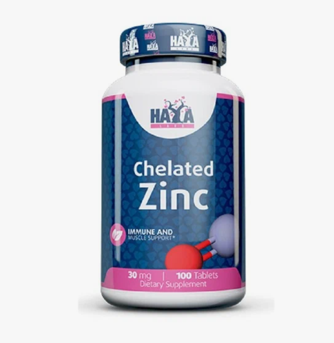 Chelated Zinc (Bisglycinate) 30mg (100 таб.)