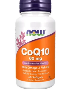 Now CoQ10 with Omega-3 Fish Oil (60 капс)