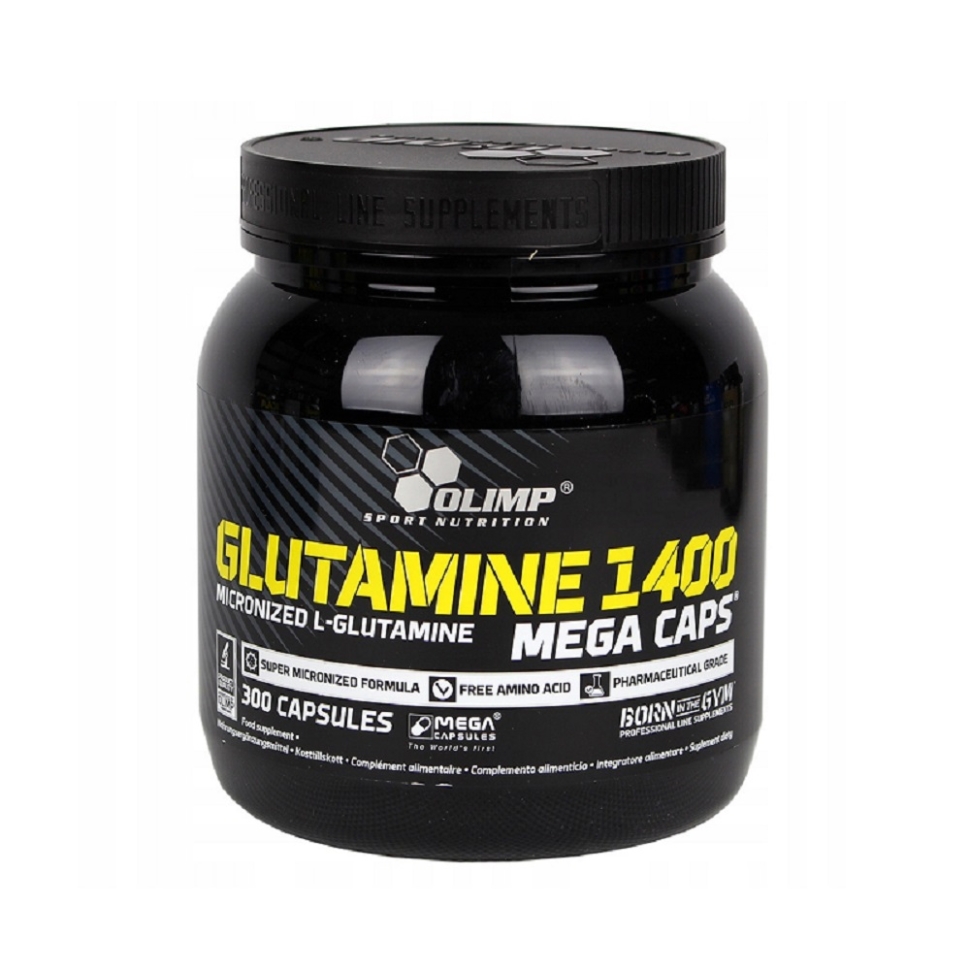 Glutamine 1400 Mega Caps (300 капс)