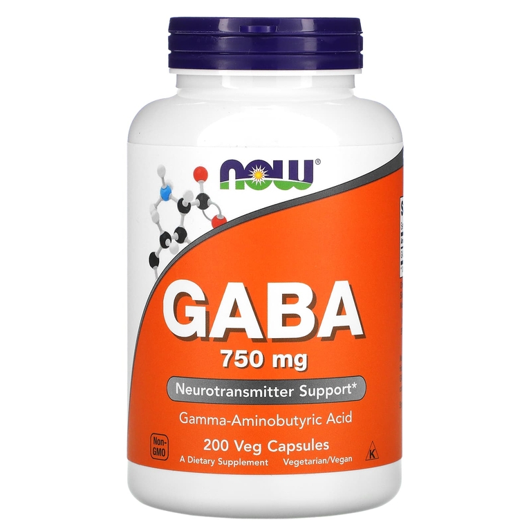 Now GABA 750 mg (200 капс.)