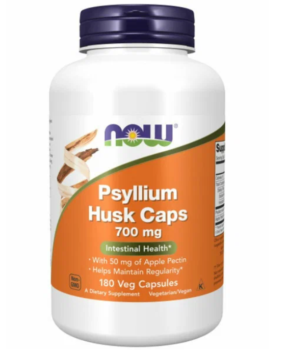 Now Psyllium Husk 700 mg + Pectin (180 капс.)