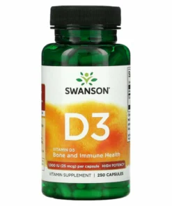 Swanson Vitamin D3 1000 IU (60 капс)