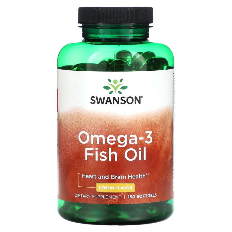 swanson fish oil 150.jpg Swanson Omega-3 Fish Oil (150 капс.)
