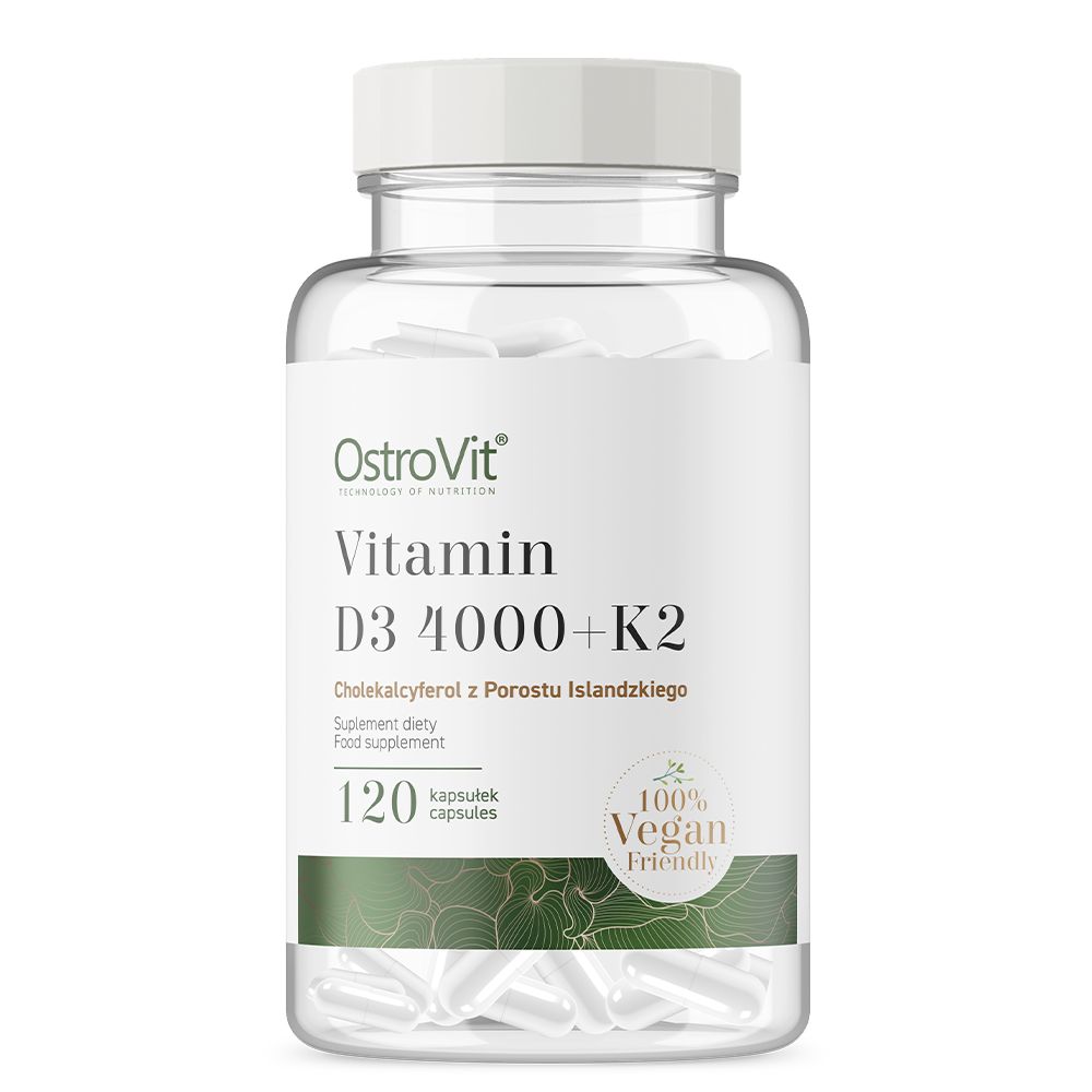 Ostrovit Vitamin D3 4000 + K2 VEGE (120 капс.)
