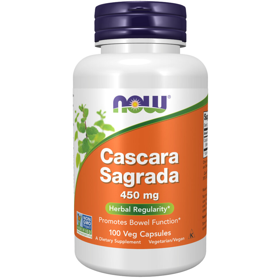 Now Cascara Sagrada 450 mg (100 капс)