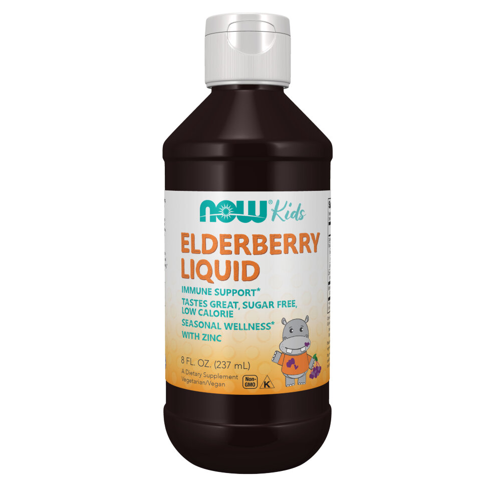 Now Elderberry Liquid for Kids (237 мл)