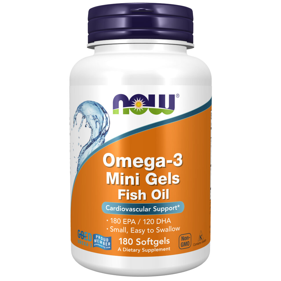 Now Omega Mini Gels (180 капс)