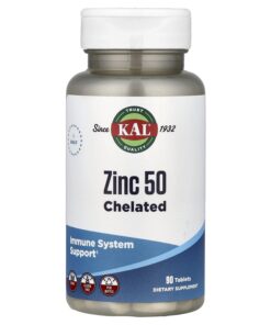 KAL Zinc Chelated 50mg (90 таб)
