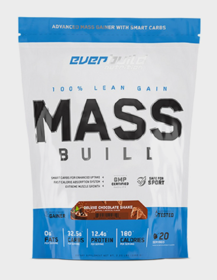everbuild mass 1000.png Everbuild Nutrition Mass Build Gainer (1000 гр)