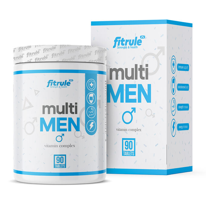 fitrule multimen 90tab.jpg FitRule Мультивитамины для мужчин MultiMen (90 таб)