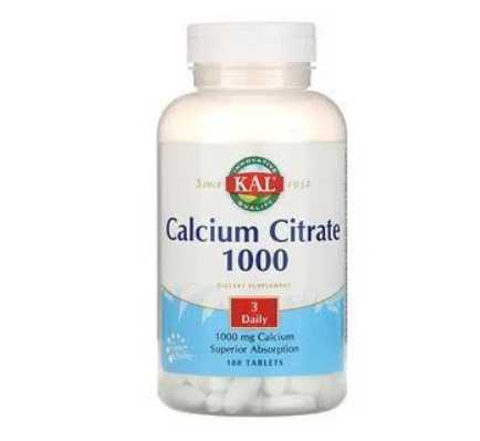 KAL Calcium Citrate 1000 mg (180 таб)