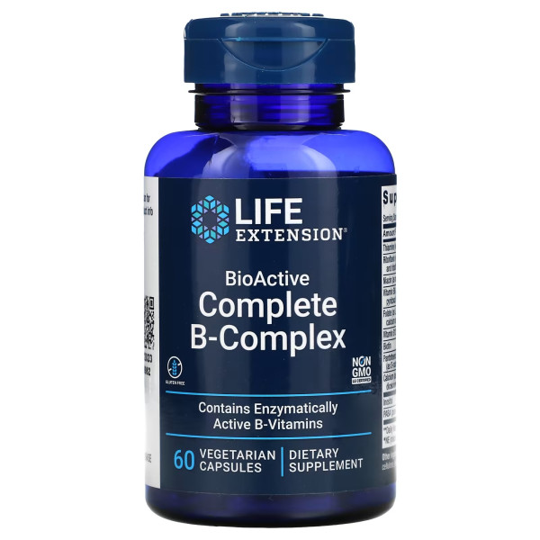 Life Extension Bioactive Complete B-complex (60 вег.капс.)