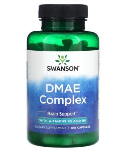 Swanson DMAE Complex (+Vitamins B5 & B6) 130 mg (100 капс)