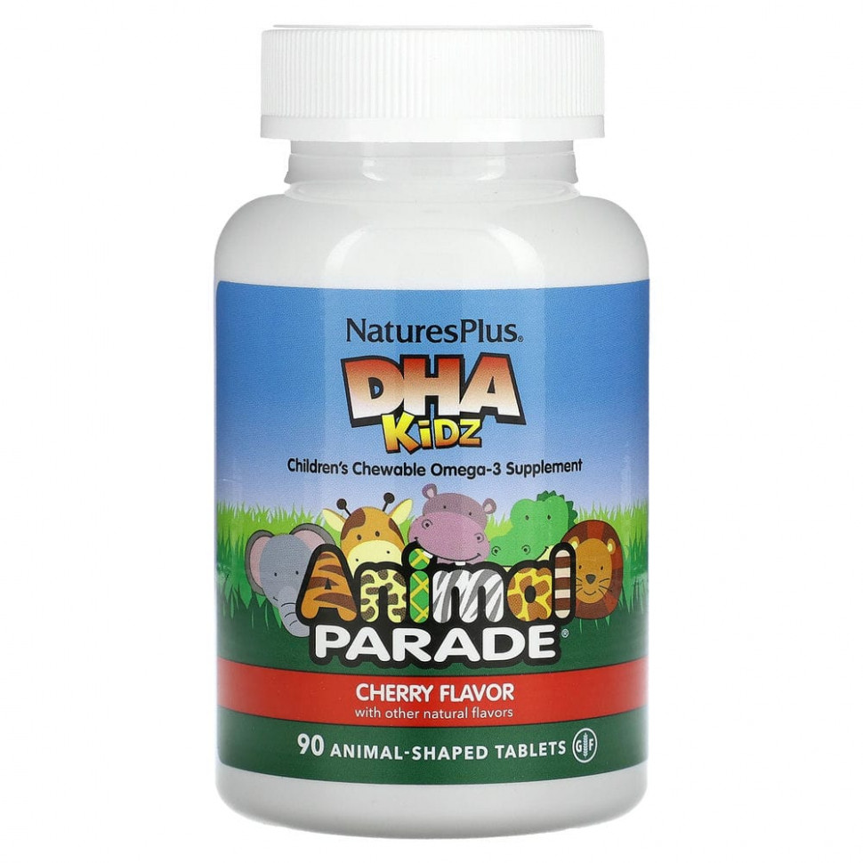 NaturesPlus Animal Parade DHA Kidz (90 таб.)