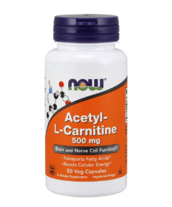 NOW Acetyl L-carnitine 500 мг (50 капс.)