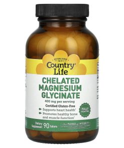 Country Life Chelated Magnesium Glycinate (90 таб)