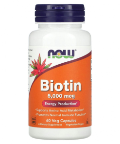 NOW Biotin 5000 mcg (60 капс)