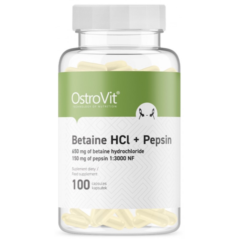 Ostrovit Betaine HCl + Pepsin (100 капс)