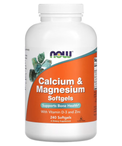 Calcium & Magnesium with Vitamin D3 and Zinc (240 гел.капс)
