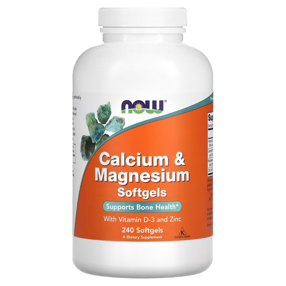 Calcium & Magnesium with Vitamin D3 and Zinc (240 гел.капс)