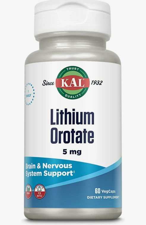 KAL Lithium Orotate 5mg (60 капс.)
