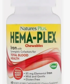 Nature's Plus Hema Plex (60 жев. таб. c ягодным вкусом)