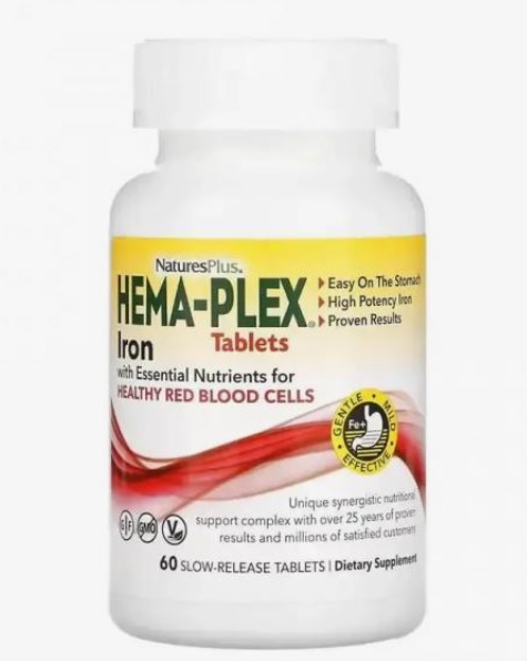 Nature's Plus Hema plex (60 таб)