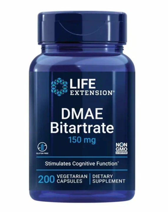 Life Extension DMAE Bitartrate 150mg (200 капс.)