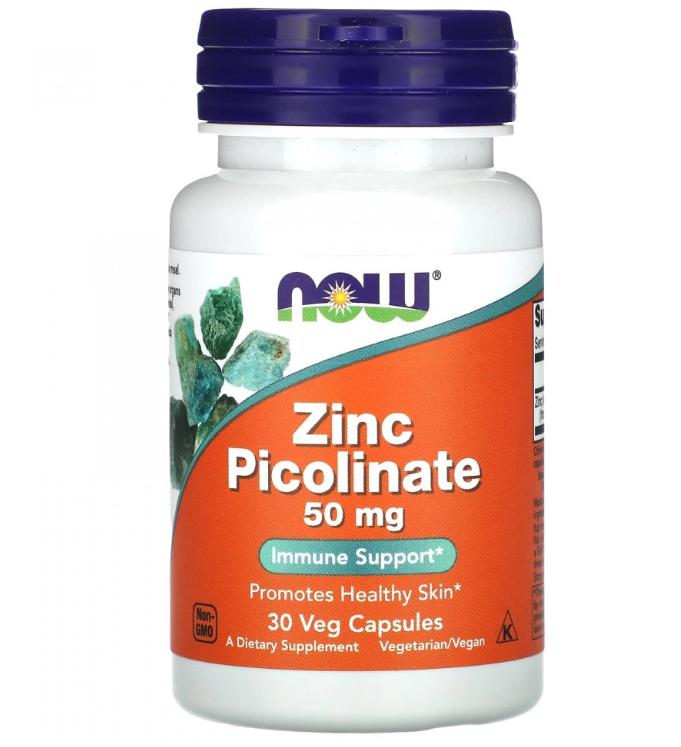 Now Zinc Picolinate 50 mg (30 капс)
