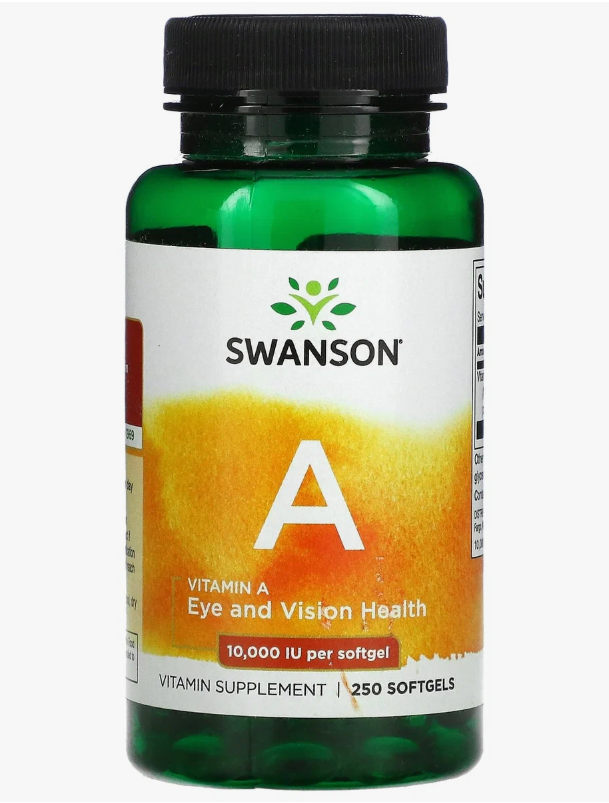 Swanson Vitamin A 10000 IU (250 капс)