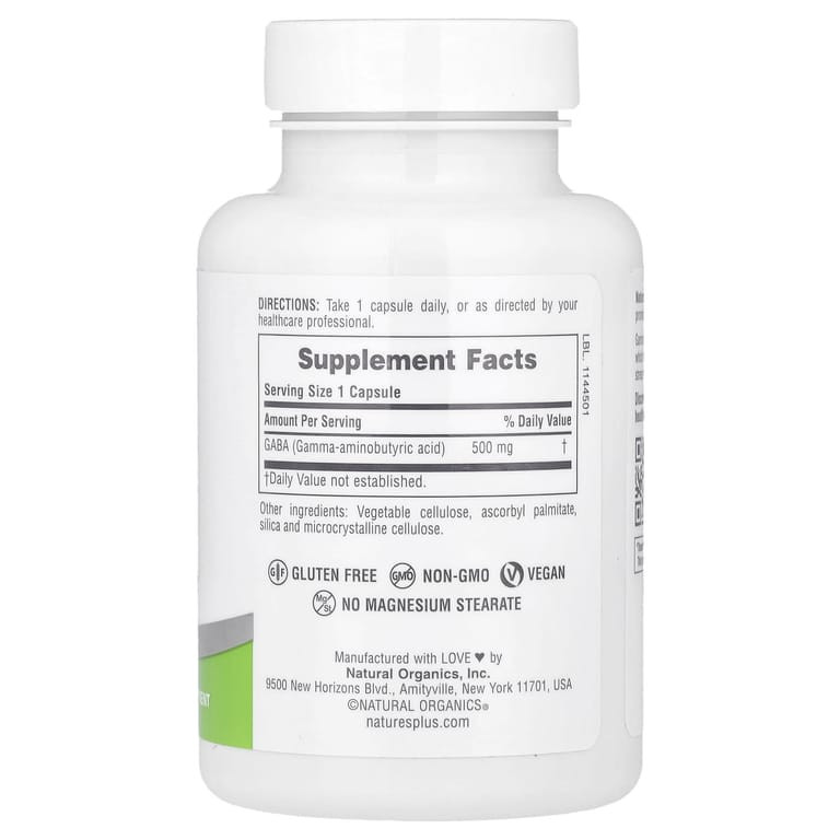 Natures Plus Gaba 500 mg (60 капс)