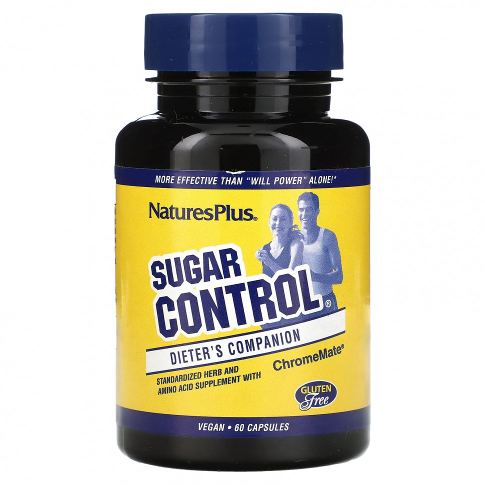 32a7905a969782d0f5e3389a62df9206.jpg Natures Plus Sugar Control (60 капс)