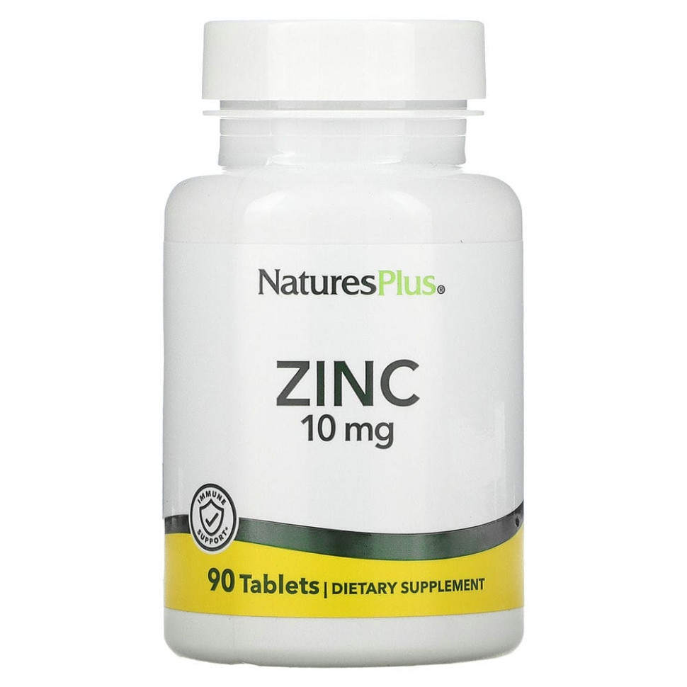 Natures Plus Zinc 10 mg (90 таб)