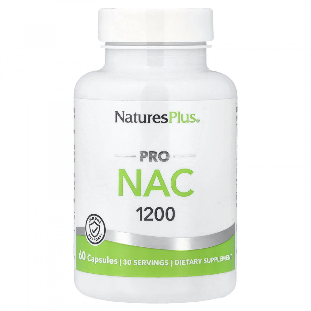 NaturesPlus Pro Nac 1200 mg (60 капс)
