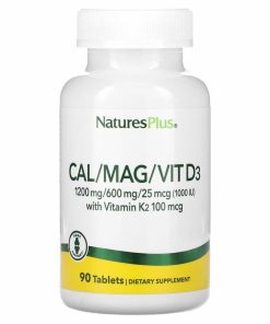 Natures Plus Cal/Mag/Vit D3/Vit K2 (90 таб)