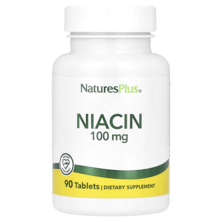 NaturesPlus Niacin 100 mg (90 таб)
