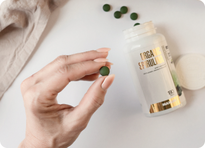 Maxler Organic Spirulina 500 mg. (180 таб)